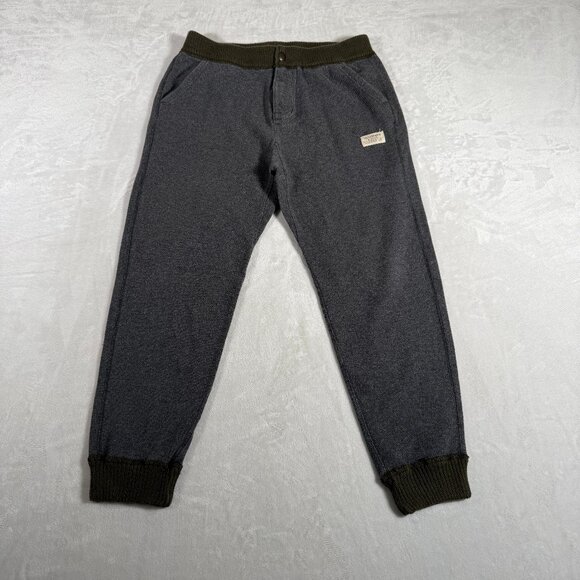 Abercrombie & Fitch Other - Abercrombie and Fitch Jogger Men Size M Gray Sweatpants Snap Closure 100% Cotton